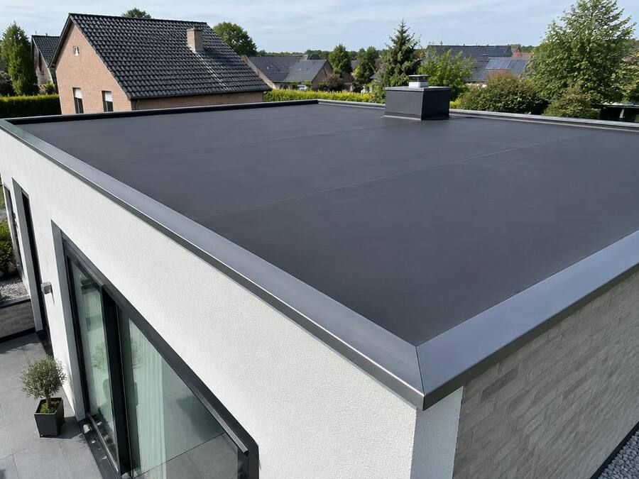 Après : Réparation roofing toit plat, Wavre